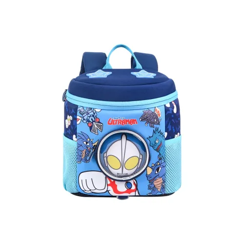 YOME Ультрамен Neoprene Ткань с Migration Ремень Ведрообразный Стайлинг Рюкзак Маленький Детский Королевский синий Красный