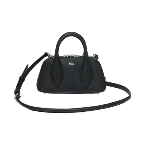 LACOSTE Сумка через плечо из синтетической кожи мини-сумка женская черная