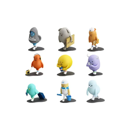 Клейкий Монстр Research Institute SML Step by Step Коллекция Слепые коробки Целая коробка 10 шт