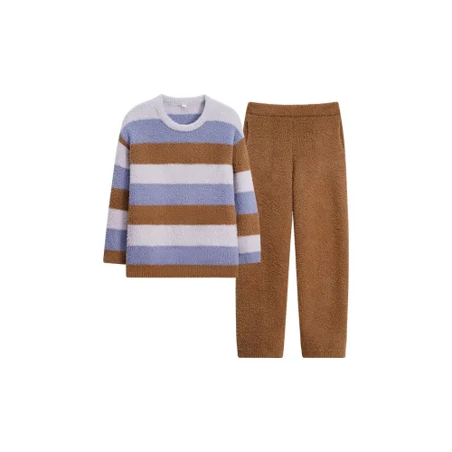 Sha Qian Пижамный комплект женский хаки