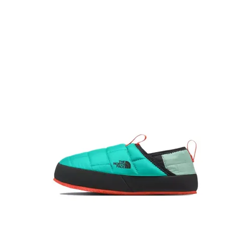 The North Face Thermoball Traction Slip-Resistant Abrasion-Resistant Kids Lifestyle Shoes FOUNTAIN Aqua Green Kids The North Face Thermoball Traction Противоскользящие Устойчивые к истиранию Детские повседневные обувь FOUNTAIN Аква Зеленый Детский
