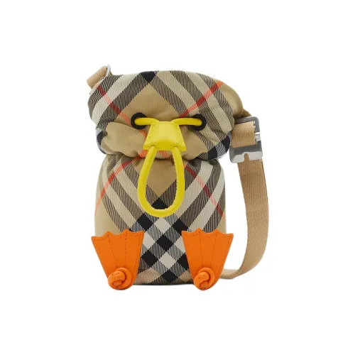 Burberry Нейлоновая Сумка через плечо Детская Песочного цвета