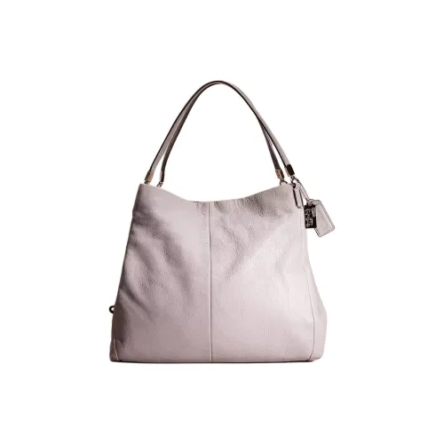 COACH Phoebe Кожа Одно плечо Сумка Большая Женская Цвет Березовая древесина