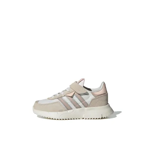 Adidas Originals Retropy F2 Low Топ KIDS Lifestyle Shoes Коричневый белый розовый Детские 3-7 лет