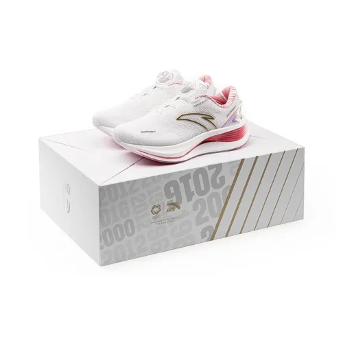 Antakids Детские беговые кроссовки Белый Красный Подростки