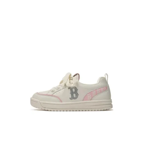 MLB KIDS Бостон Красный Очень противоскользящий устойчивый к истиранию детская обувь для активного образа жизни Белый Розовый Детский