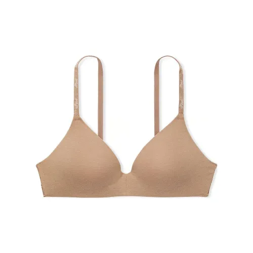 Victoria's Secret Розовый Wear Everywhere Легкий Беспроводной Бюстгальтер CL Бюстгальтер Женский Какао Латте