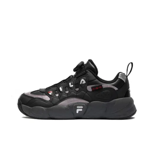 FILA KIDS Баскетбольные кроссовки Low Топ Черный Shadow Черный Серый Унисекс