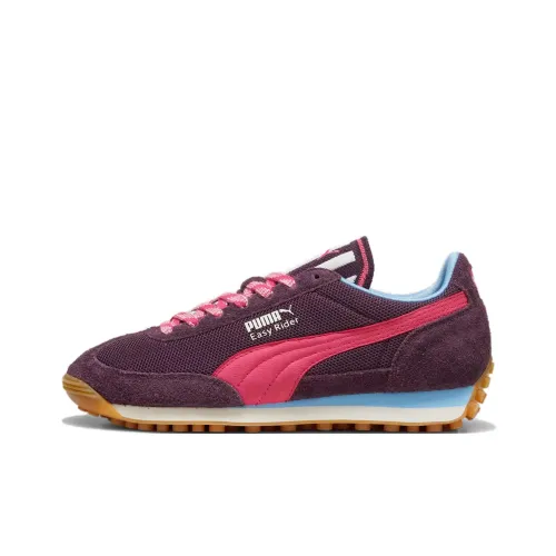 PUMA Easy Rider Износостойкий Дышащий Низкий Топ Casual Унисекс Бордовый