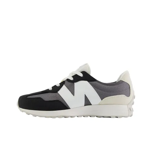 New Balance NB 327 Low Топ Детская Беговая Обувь Черный Белый Подростки
