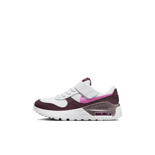 Nike Air Max System Kids Lifestyle Shoes Белый Детский