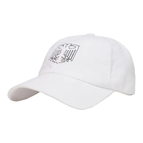 YEEZY Хлопок Бейсболки Унисекс Белый