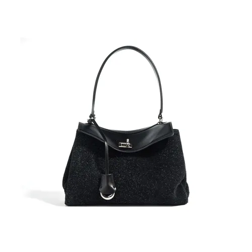 FAIRWHALE Сумка через плечо из коровьей кожи стандартная женская черная мохово-зеленая кофейная