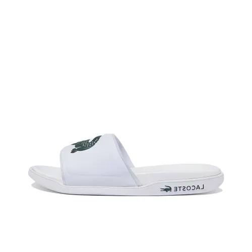 LACOSTE Слипоны Мужские Белый Темно-зеленый