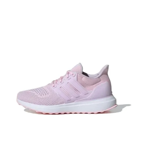 Adidas UBOUNCE DNA Slip-Resistant Abrasion-Resistant Kids Lifestyle Shoes Pink Purple Teenagers Adidas UBOUNCE DNA Slip-Resistant Abrasion-Resistant Детские Лайфстайл Кроссовки Розовый Фиолетовый Подростки