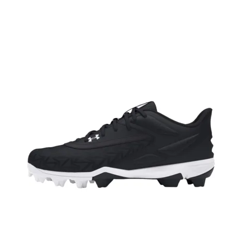 Under Armour Leadoff Slip-Resistant Покрытие Низкие Кроссовки для Тренировок Мужские Черно-Белые