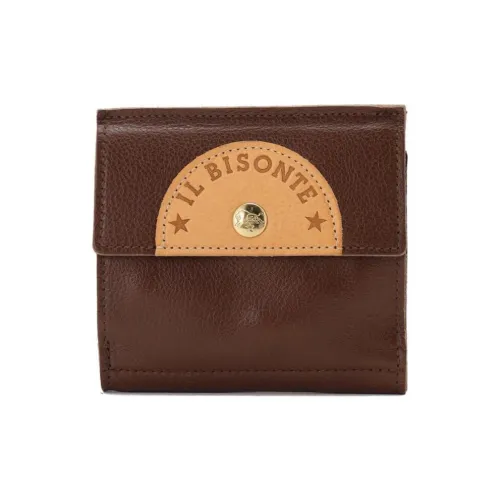 Il Bisonte Кошелек из коровьей кожи женский коричневый