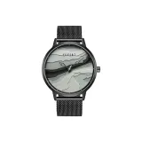 Черный корпус с черным циферблатом