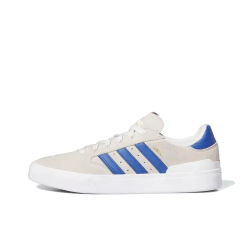Adidas Originals BUSENITZ VULC 2 Slip-resistant Abrasion-resistant Low Top Skateboard Shoes Unisex Beige Blue Adidas Originals BUSENITZ VULC 2 Противоскользящие Устойчивые к истиранию Низкие Кроссовки для скейтбординга Унисекс Бежево-синий