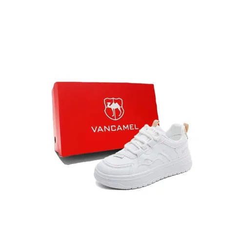 VanCamel Детская повседневная обувь Низкий топ Белый-коричневый Женский