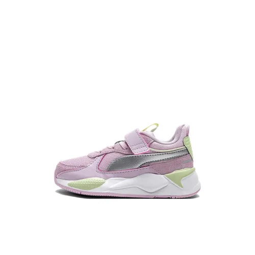 PUMA RS X Детская повседневная обувь Низкий топ Светло-фиолетовый/Серебряный Kids