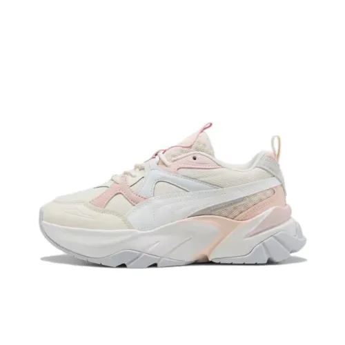 PUMA Slip-resistant Abrasion-resistant Low-top Беговые кроссовки Женские Ecru