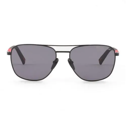 PRADA Металл Aviator Солнцезащитные очки Мужские Черные