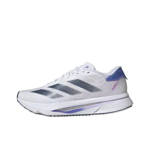 Adidas Adizero Sl2 Беговые кроссовки Низкий топ Белый Синий Женские