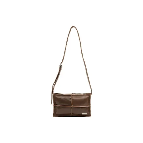 MM6 MAISON MARGIELA Сумка через плечо из коровьей кожи женская коричневая