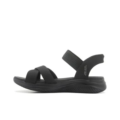 Skechers Cali Дышащие Детские Сандалии Черные Подростки