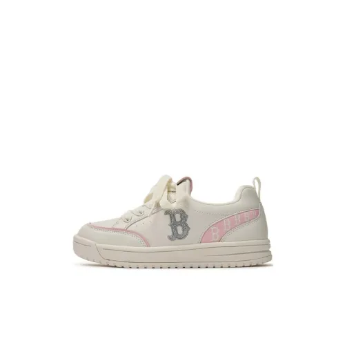 MLB KIDS Бостон Красный Очень противоскользящий устойчивый к истиранию детская обувь для активного образа жизни Белый Розовый Детский