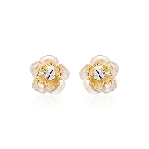 QLADY Серьги-гвоздики из стерлингового серебра 925 пробы женские