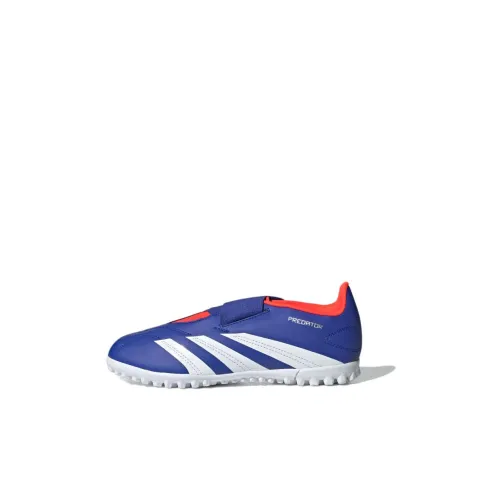 Adidas Predator CLUB Slip-resistant Abrasion-resistant Low Top Детская футбольная обувь Синий Белый Красный Детская