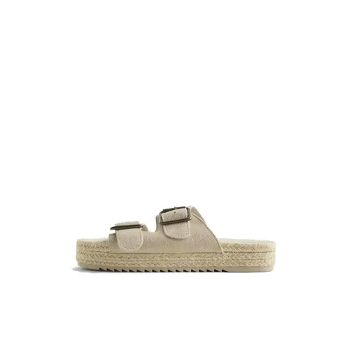 ZARA Детские уличные тапочки Песочный коричневый Kids