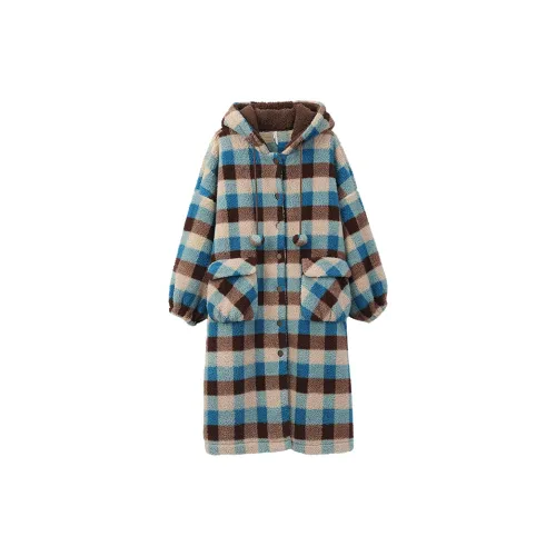 Aannsfam Sleep Халат Женский Звездный Облачный Синий