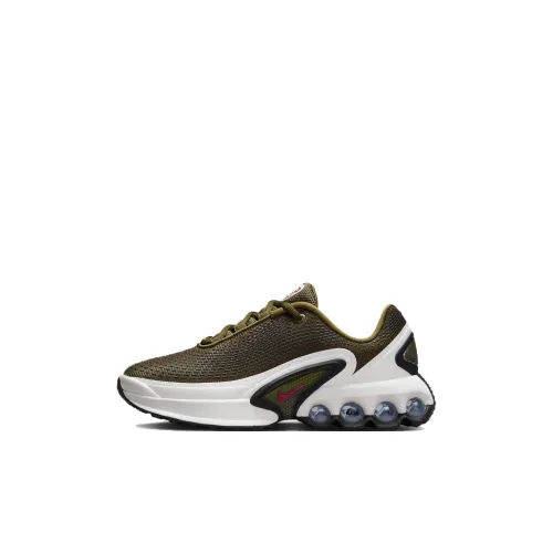 Nike Air Max Dn Детская повседневная обувь Низкий топ Зеленый Белый Kids
