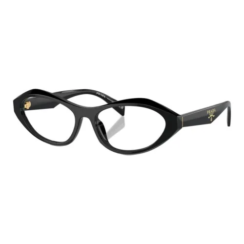 PRADA Ацетат Нерегулярная форма Оправа для очков Унисекс Черный