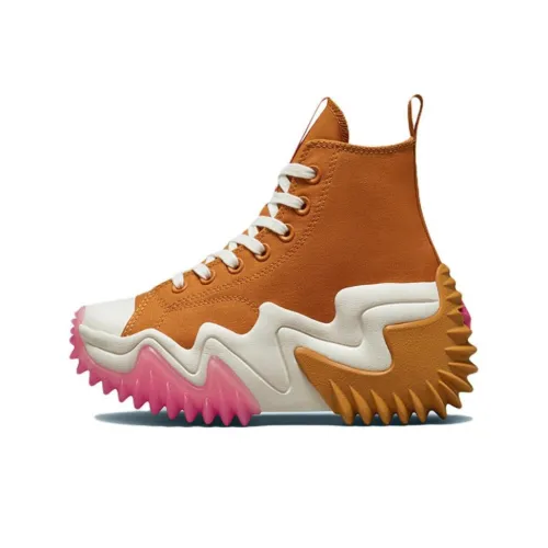 Конверс Run Star Motion High Топ Кеды Унисекс Коричнево-желтый