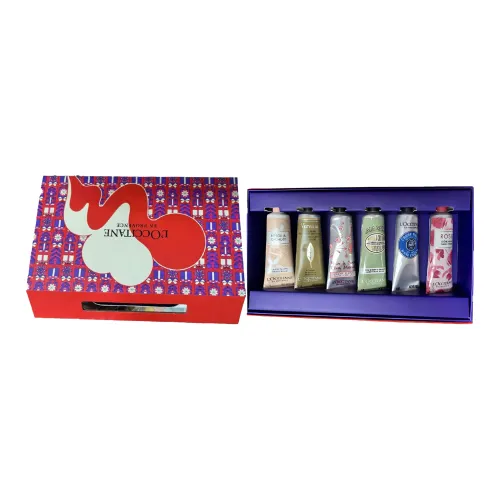 L'OCCITANE Розовый Сердце Увлажняющий Крем для Рук Ароматический Укрепляющий и Лифтинговый 30 мл*6