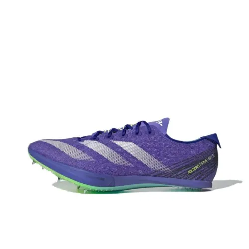 Adidas ADIZERO PRIME SP 3 Поддержка Баланс Track Field Соревнование Беговые кроссовки Унисекс Синий Зеленый