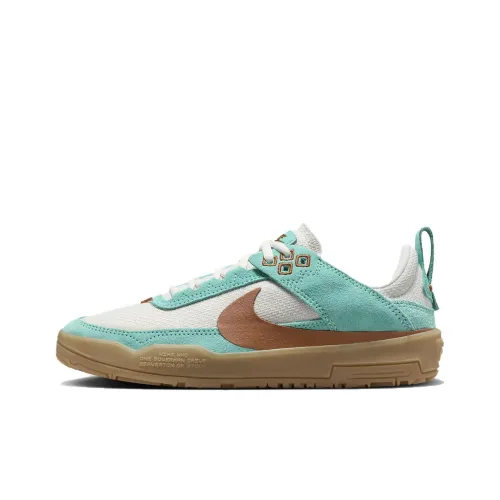 Nike SB DAY ONE Детские Скейтбординги Низкий Топ Белый/Синий Унисекс