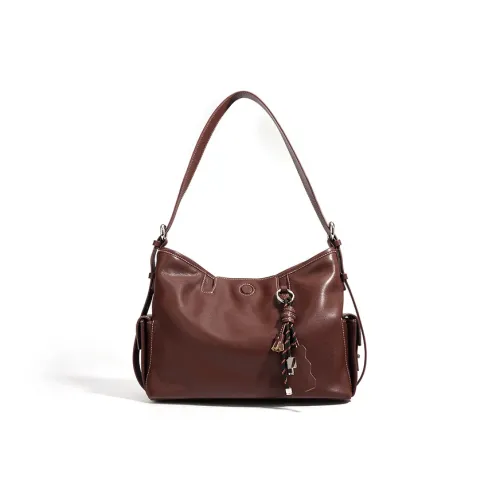 FAIRWHALE Сумка Tote из коровьей кожи сумка через плечо стандартная женская винтажный коричневый абрикосовый черный