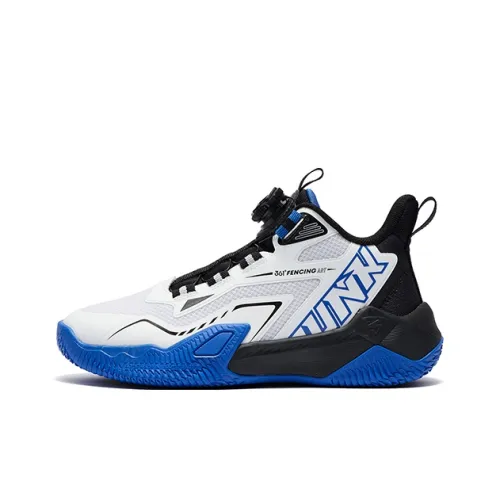 361°KIDS Hummer 2,0 Амортизация Устойчивый к истиранию Дышащий Низкий Топ Детские Баскетбольные Кроссовки Белый Черный Синий