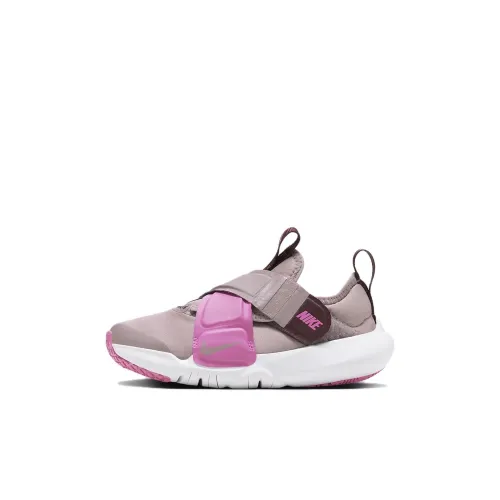 Nike Flex Advance Устойчивый к истиранию Низкий Топ Детская Беговая Обувь Пурпурно-розовый для детей 3-7 лет