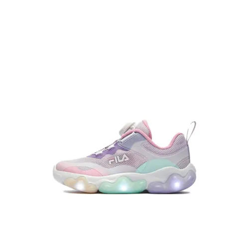 FILA KIDS BOA Низкий Топ Тренировочные Кроссовки для Детей Фиолетовый Белый Возраст 3-7 Лет