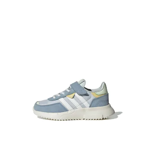 Adidas Originals Retropy F2 Детская Повседневная Обувь Низкий Топ Синий/Белый Предшкола