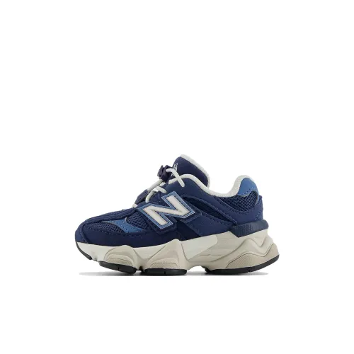 New Balance NB 9060 Low Топ Детская Беговая Обувь Синие Белые Малыш