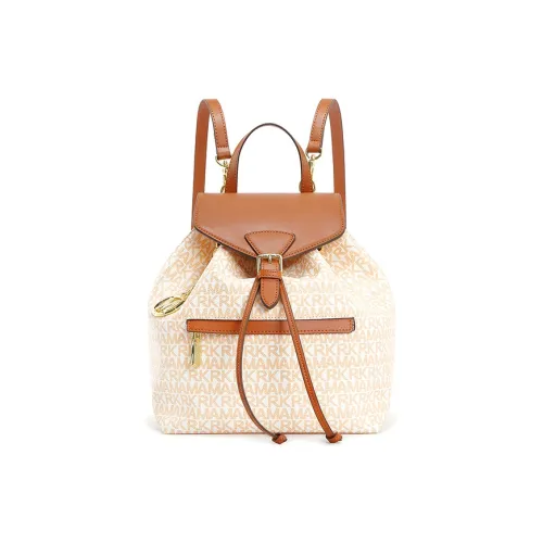 FAIRWHALE ПВХ Рюкзак Стандартный Женский Ванильный Белый Желудевый Коричневый