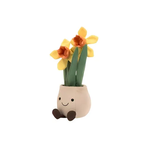 JELLYCAT Fun Plant Collection Нарцисс Basin Куклы Плюшевая кукла 28 см высокая