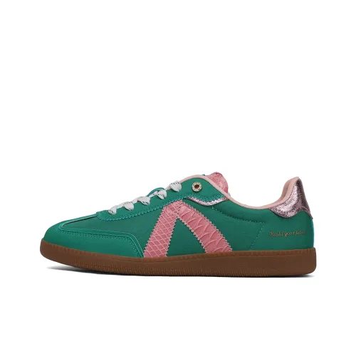 ASFVLT SNEAKERS Немецкие армейские кроссовки Скейтборд Кроссовки Женские Зеленый Розовый